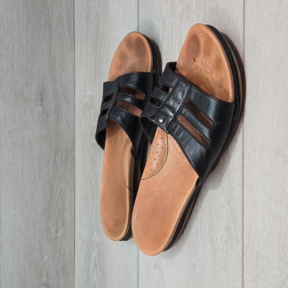 Born Women Leather Sandals Flats shoes sz 9 - Picture 1 of 14